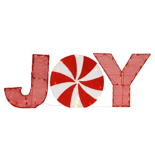18" Pre-Lit LED Joy Accent By National Tree Company in Red | Michaels®